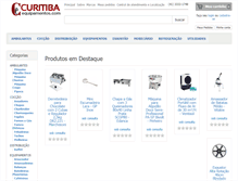 Tablet Screenshot of curitibaequipamentos.com.br